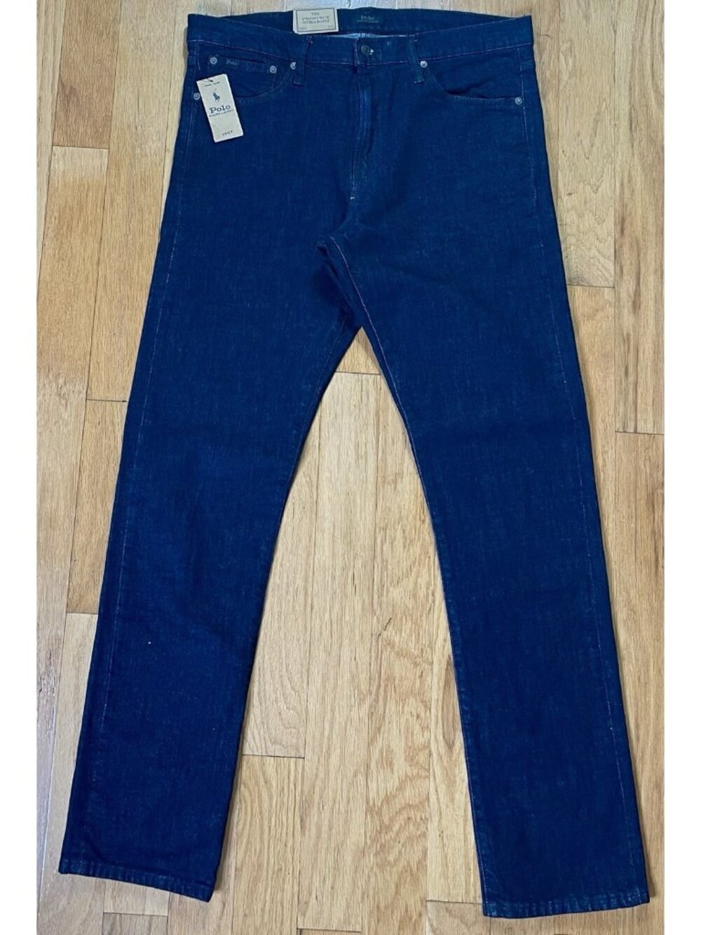 Polo Ralph Lauren The Prospect Straight Blue Jeans - Men’s 36Tx36 - NWT $125.00